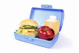 Blue lunch box