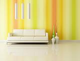 bright and multicolr living room
