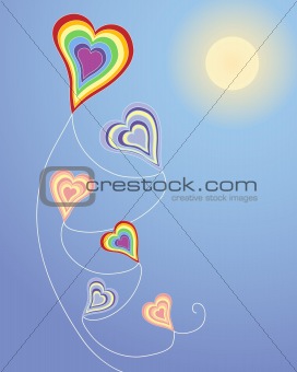 heart shaped kite