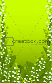 background lily of the valley