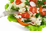 Close-up of Healthy Fresh Salad
