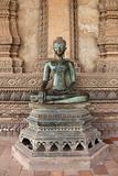 Ancient bronze Buddha statues
