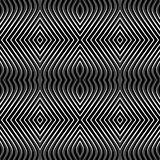 Seamless geometric pattern. Op art.