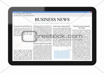 Business News on Tablet PC