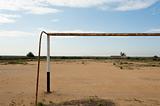 African football pitch