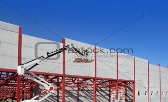 industrial building construction steel structure crane