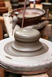 clay pottery stoneware potter wheel ceramics handcrafts