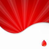 Medical Background With Blood Drop