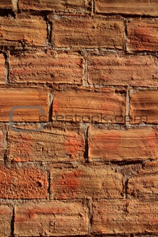 bricks clay soil pavement arrangement traditional Spain
