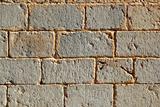 Castle masonry wall carved stone rows pattern texture