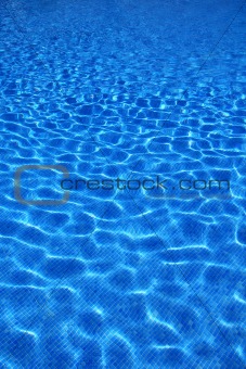 blue tiles swimming pool water reflection texture