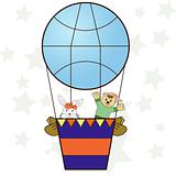 Vector image of the balloon
