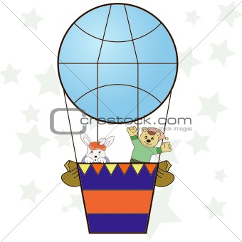 Vector image of the balloon