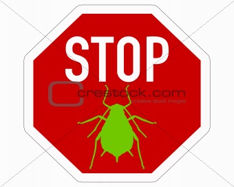 Aphid stop sign