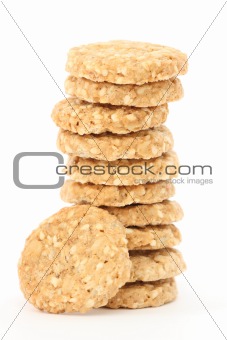 Golden oatmeal cookies