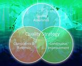 Quality strategy business diagram