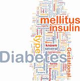 Diabetes disease background concept