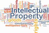 Intellectual property background concept