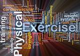 Physical exercise background concept