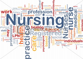 Nursing background concept