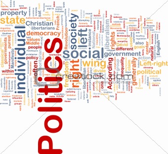 Politics social background concept