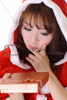 Cute Christmas girl