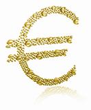 3D Illustration of euro