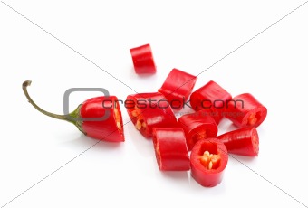 Chopped red chilli