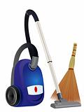 Vacuum cleaner and broom