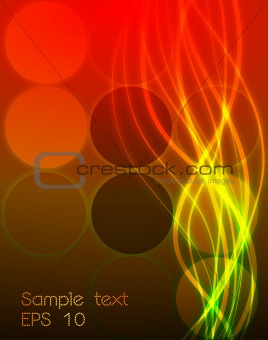 Vector abstract red design