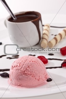 ice-cream dessert