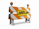 under construction barrier