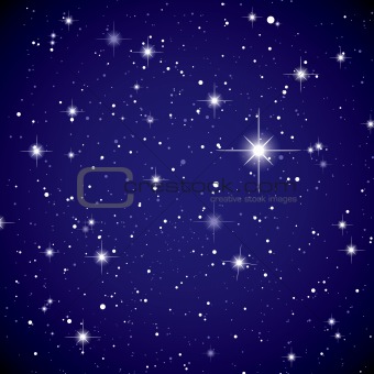 Space view star sky