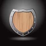 Wood shield blank light