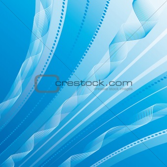 Blue abstract background with diagonals