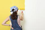 Painting the wall yellow