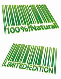 Special Edition and 100% Natural barcodes