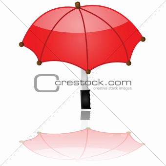 Glossy umbrella