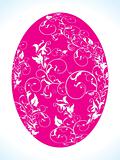 abstract floral egg 