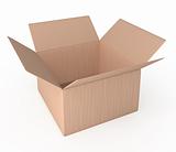 Empty cardboard box 