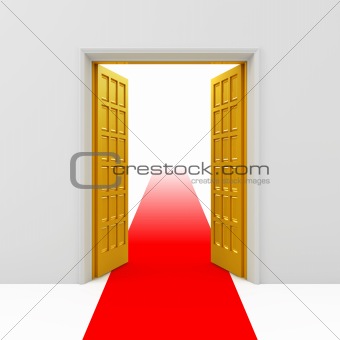 Open golden doors 