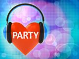 I love party abstract background