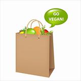 Bag With Vegan Food