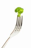 fork and broccoli