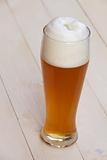 bavarian wheat beer in a glass