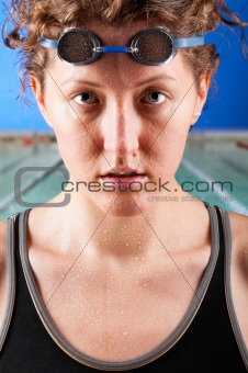 woman swimmer