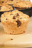 Pine nuts and chocolate muffin