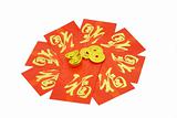 Chinese red packets and ornaments 