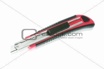 Red utility knife