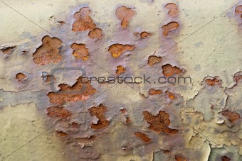 old rusty iron